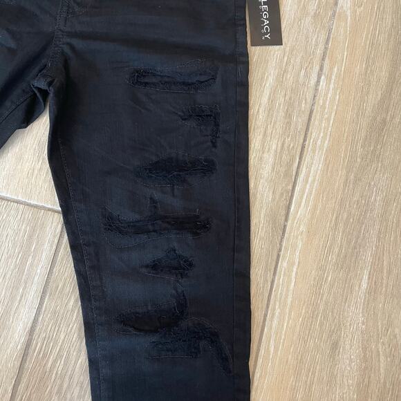 Jordan Craig Boys Black Pants Size 10 JS955RB Legacy Edition Sean Fit Twill NWT - Picture 5 of 14